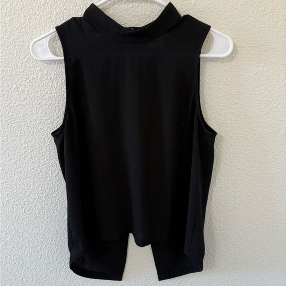 Leith High Neck Tank Top Small